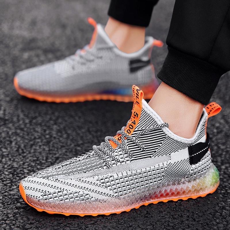 Men's Shoes Breathable Mesh Sneakers Men's Casual Shoes Men's Fashion Lace-up Shoes Sports Shoes