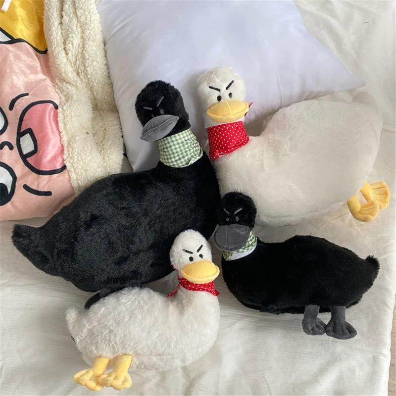 Kid's Plush Toy Cute Duck Funny Duck Plush Doll Soft Sofa Pillow Cushion Lovely Refueling Duck Gift