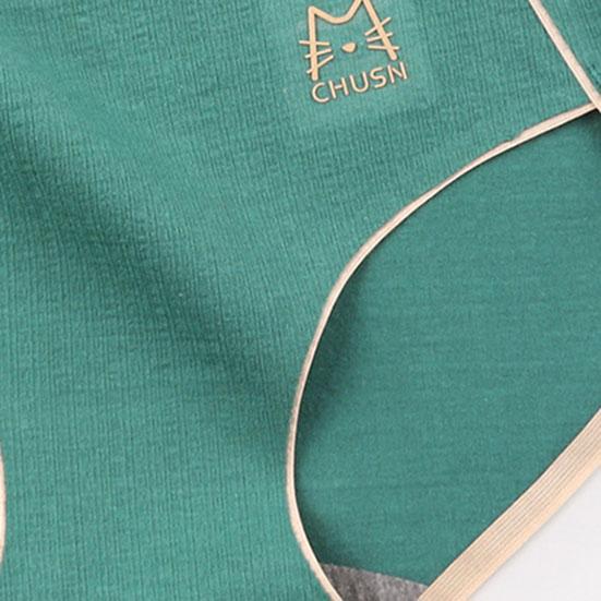 6Pcs/Set Solid Color Briefs Women's Large Size Panties Cotton Soft Breathable High Quality Underpants