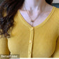 Spring and Autumn Fake Cardigan Thin Sweater Women's Knitwear Slim All-match V-neck Bottom Shirt Long Sleeve Top