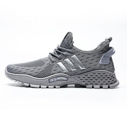 Men's Shoes Korean Breathable Flying Woven Shoes Casual Sports Wild Men's Running Shoes Lightweight and Deodorant