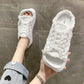 Men's and Women's Fashion Canvas Shoes Indoor and Outdoor Casual Slippers Light Flat Shoes Soft Shoes