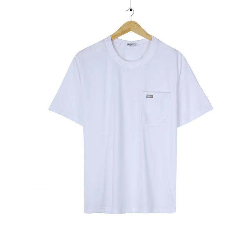 Middle-aged Half-sleeved Loose Large Size T-shirt Short-sleeved Men's Round Neck Top