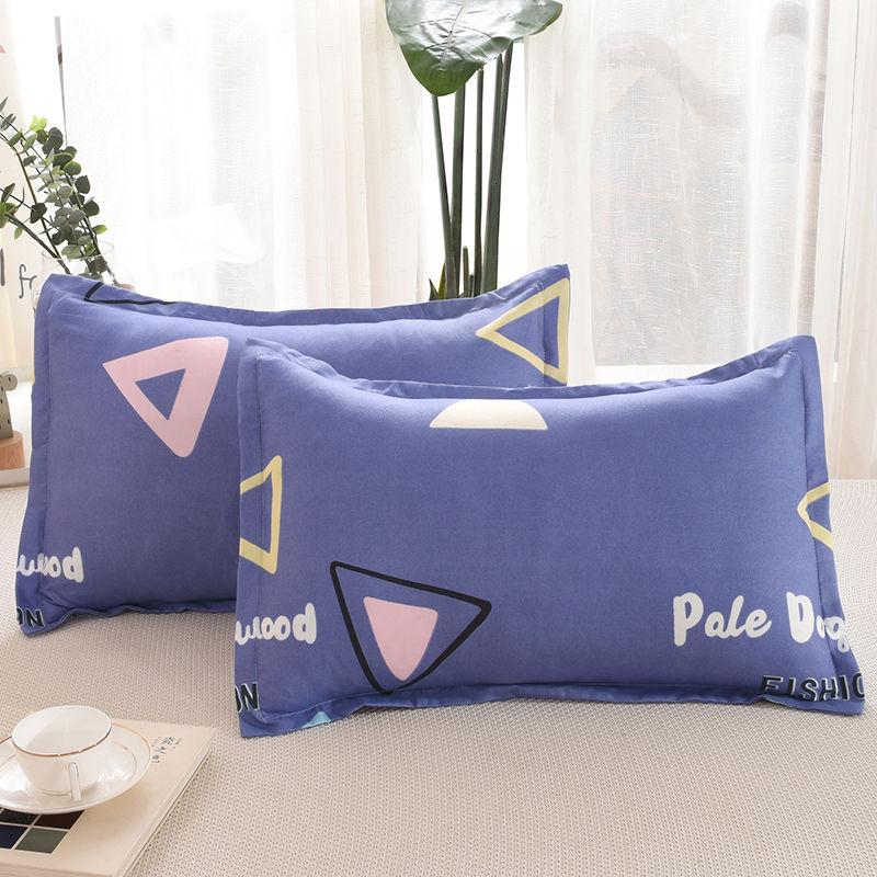 Pillow Set Student Pillow Single Dormitory Cute Cartoon Pillow Pillow Core Cervical Pillow Removable Washable Pillow