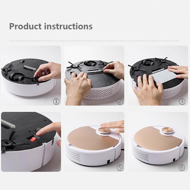 Sweeping Robot Household Intelligent Mute Automatic Lazy Mopping Machine Mopping Three-in-one Ultra-thin Vacuum Cleaner