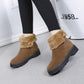 2019 Winter Thickening Plush Warm Cotton Shoes Snow Boots Female Flat Non-slip Boots ladies Shoes