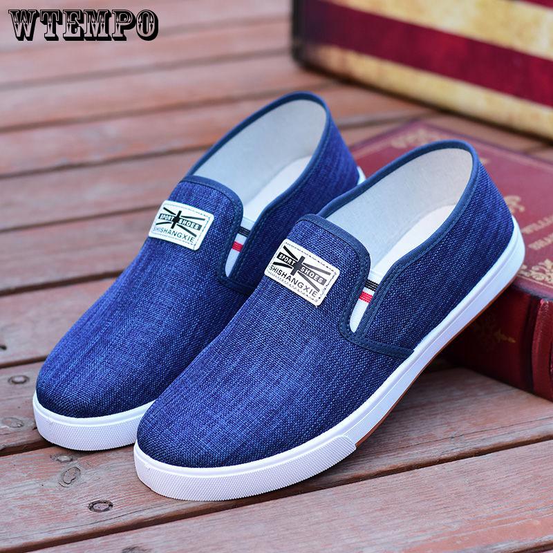Casual Shoes Men's Casual Hiking Denim Cowboy Shoes