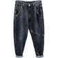 Retro Jeans Men's All-match Loose Tapered Small Straight Wide-leg Pants