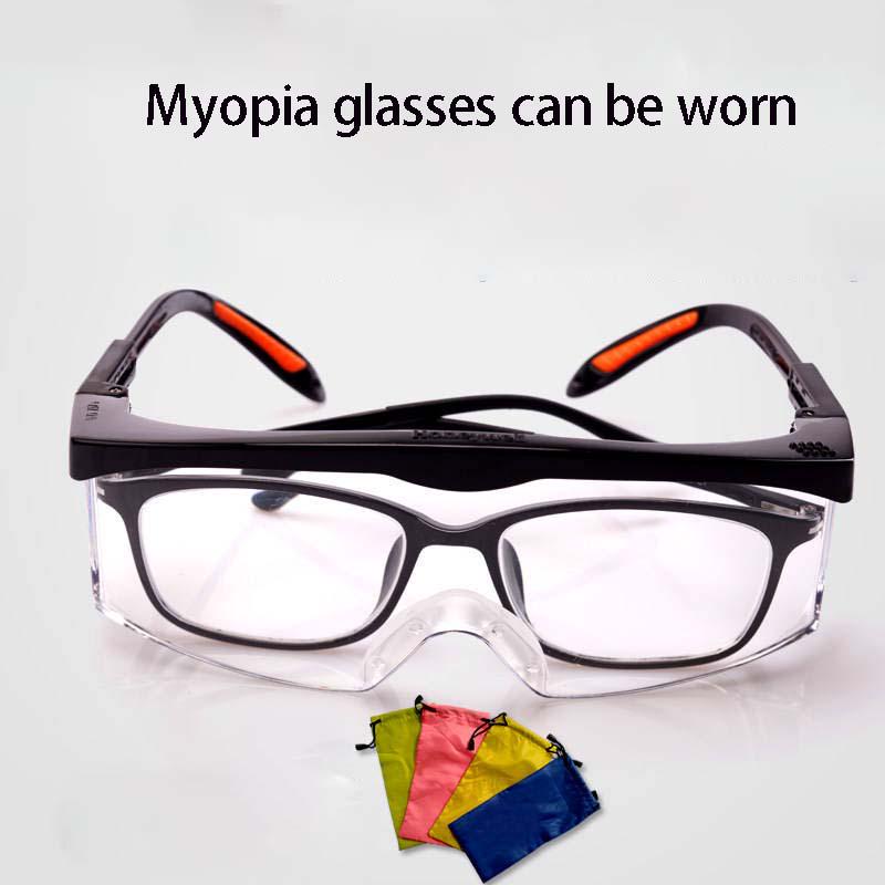 Protective Glasses Transparent Dust Fog Splash Proof Windproof UV Protection Eye Protective Glasses