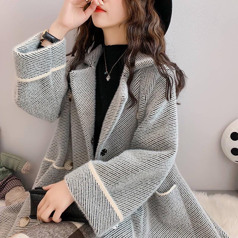 Winter Women Coat Fur Coat Luxury Long Fur Coat Loose Lapel OverCoat Thick Warm Female Coats