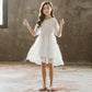 Girls' Dress 5-sleeve Summer Korean Style Version Children's A-line Princess Skirt Children's Mesh Skirt