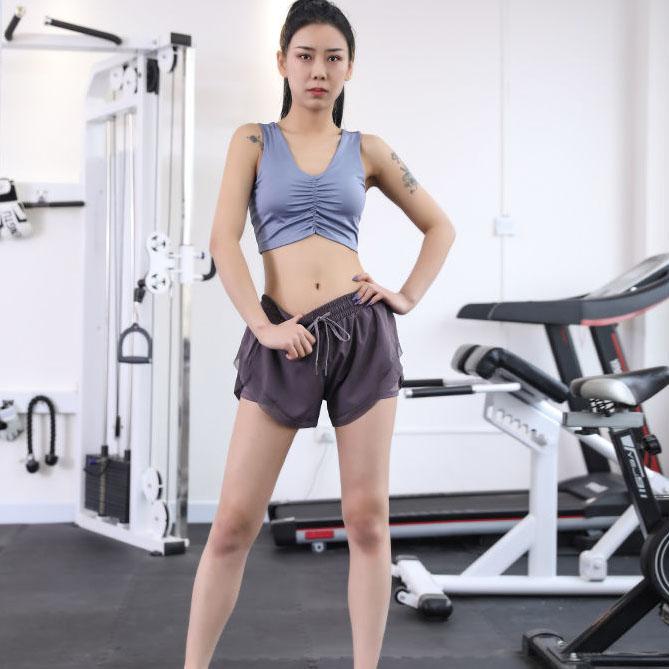 Women Summer Soft Sports Shorts Loose Quick Drying Running Fitness Culotte High Waist Casual Yoga Shorts