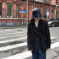 Autumn and Winter Women's Suit Jacket Korean Style Loose Fashion Single-breasted Casual Style Korean Style Trendy Jacket