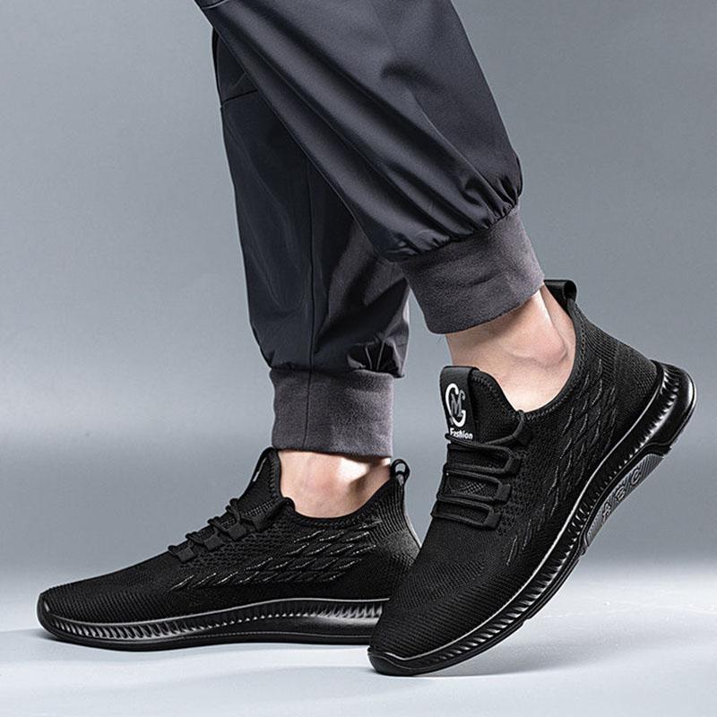 Spring Autumn New Men Sports Shoes Breathable Deodorant Running Shoes Casual Sports Shoes Men Simple Versatile