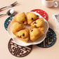 Chinese Style Retro Placemat Table Anti-scald Household Silicone Pad Dish Pad Coaster