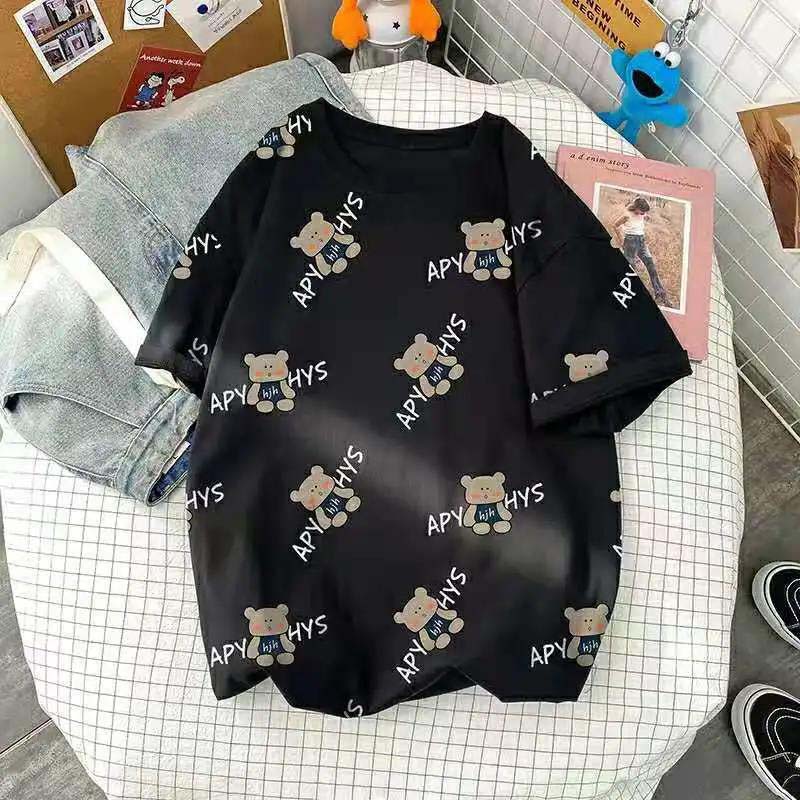 Summer Short-sleeved T-shirt Men's Trendy Loose Casual Shirt