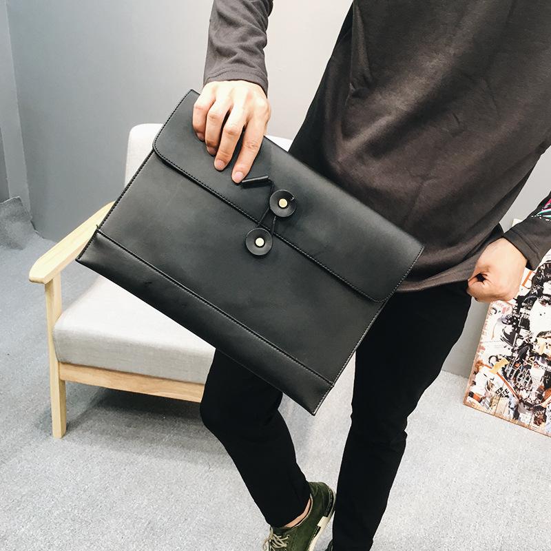 Business Briefcase Men Retro Casual Envelope Bags Handbag Shoulder Diagonal Computer Bag