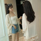 Beach Sun Cardigan Chiffon Women's Summer Thin Cotton Linen Anti-UV Length Above Knee
