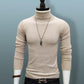 Turtleneck Sweater Men's Thick Autumn and Winter Korean Knit Sweater Thick Warm Bottoming Shirt Slim Shirt Long Sleeves
