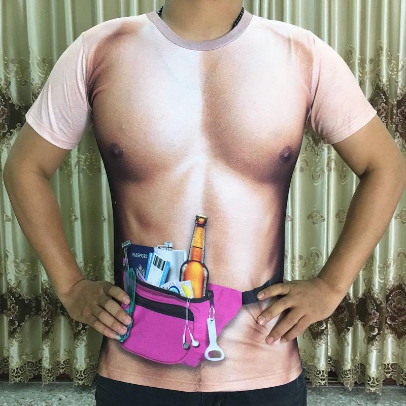 Men's clothing summer short-sleeved T-shirt large size 3D printed half-sleeved T-shirt clothes