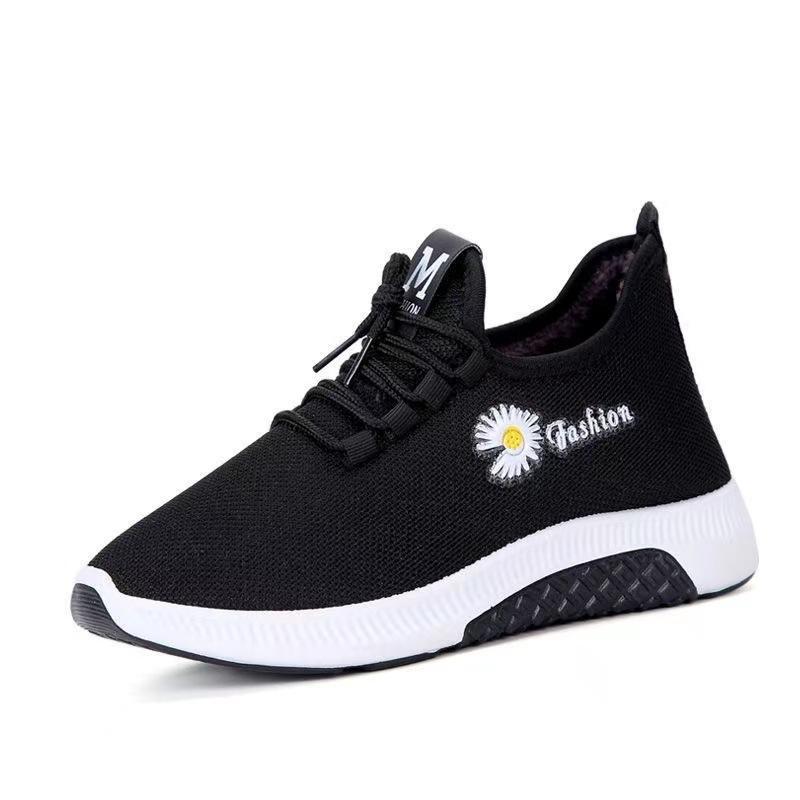 Old Beijing Ladies' Cloth Shoes Summer Breathable Mesh Sneakers Fashion Leisure Walking Shoes
