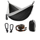 Single Double Hammock Outdoor Sleeping Adult Swing Parachute Cloth Portable Camping Supplies Outdoor Camping Hammock
