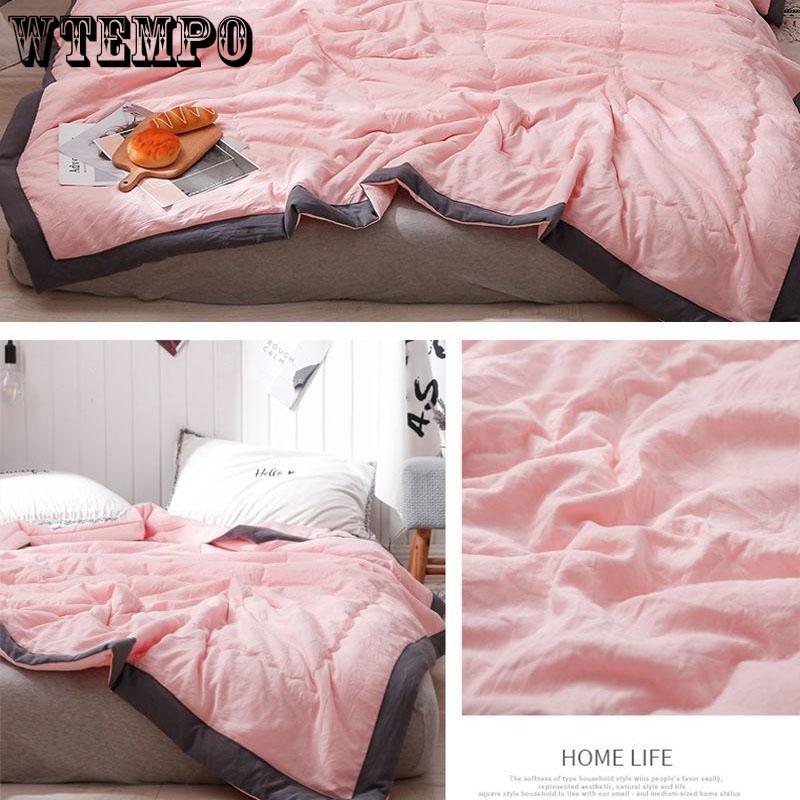 Blanket Quilt Cool In Summer and Air Conditioning Quilt In Spring and Autumn Thin Quilt Quilt Bed Linings