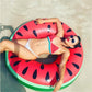 Adult Watermelon Inflatable Swimming Ring Pool Summer Entertainment