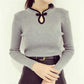 Winter China Style Traditional Buckle Bottom Sweater Retro Slim Knit Shirt Pullover Bodycon