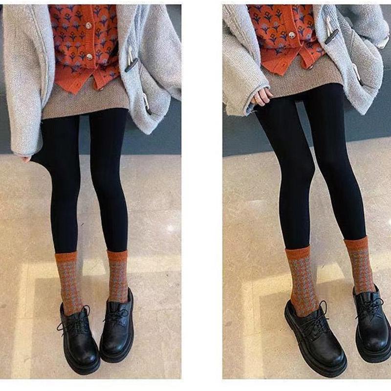 Light Leg Artifact Spring  Autumn and Winter Thick Anti-hook Silk Pantyhose Leggings Thickened Plus Velvet Flesh-colored Silk Stockings Women