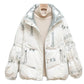 Down Jacket Winter Women's Short Disposable Coat Bright White Duck Down Stand-up Collar Padded Jacket