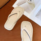 Flat-bottomed Non-slip Sandals and Slippers Women's Summer Outer Wear Flip-flops Simple Style Clip-on Beach Shoes Women