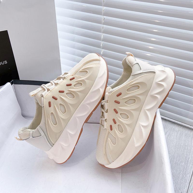 Dissolving Shoes Female Port Style Old Shoes Female Ins Wild Student Korean Version of Ulzzang Thick-soled Sports Shoes Trendy Shoes