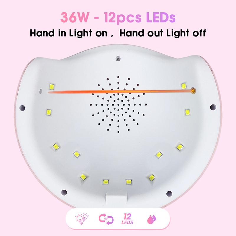 Nail tools set 36W LED UV Lamp for nail Dryer nail polish manicure Nail Art Kit
