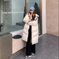 Cotton-padded Jacket Women's Winter Mid-length Korean Style Loose Thick Bread Jacket Casual Padded Jacket Down Padded Jacket