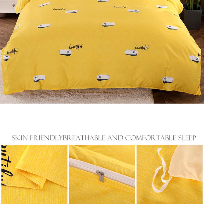 Bedding Quilt Cover Thickened Twill Pure Brushed Quilt Cover Single Quilt Cover Single Double