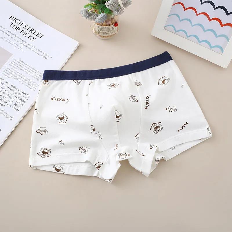 Children's Underwear Pure Cotton Boys Teenagers Students Cotton Boxer Shorts Boxer Briefs