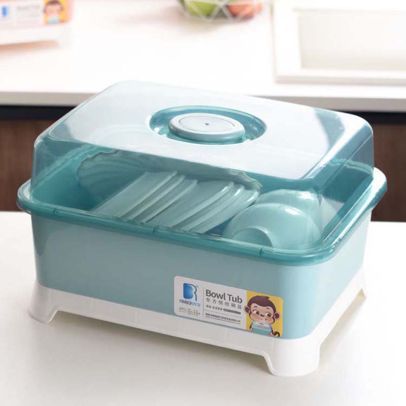 Kitchen Tableware Storage Box Plastic Products Large Cupboard Household Storage Box