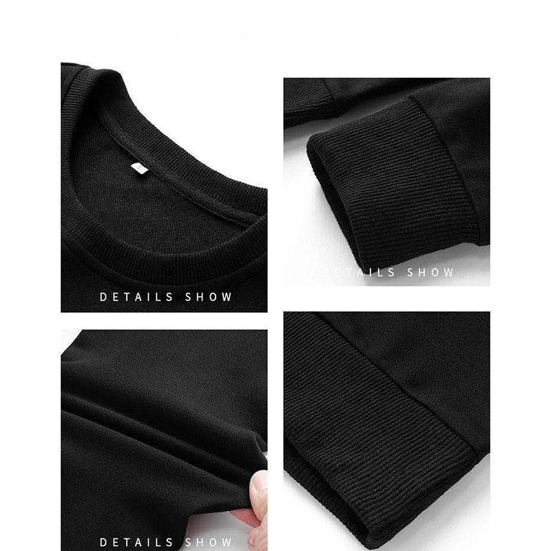 No Ball Fall and Winter Men's Sweater New Trend Pullover Long-sleeved Bottoming Shirt Large Size Casual Trendy Men's Clothes