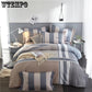 4 Pcs Set Pillowcase Soft Comfortable Bedding Set Home Quilt Cover Set Queen King Size
