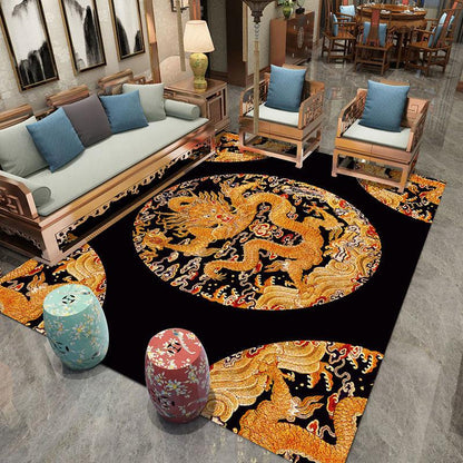 Chinese Style Living Room Sofa Carpet Bedroom Bedside Study Carpet Large Area Covered with Carpet