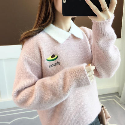 Women's Sweater Slim Long-sleeved Fashion Inner Pullover Bottoming Shirt