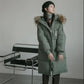 Large Size Cotton-padded Jacket Women's Mid-length Korean Down Padded Jacket Thick Loose Padded Jacket