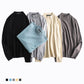 Half Turtleneck Sweater Men's Autumn and Winter Knit Sweater Men's Couple Slim Warm Men's Bottoming Shirt