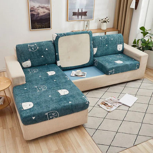 Elastic Sofa Cushion Cover Solid Color Sofa Cover Universal Sofa Covers Protector All-inclusive Sofa Couch Cover Universal In All Seasons