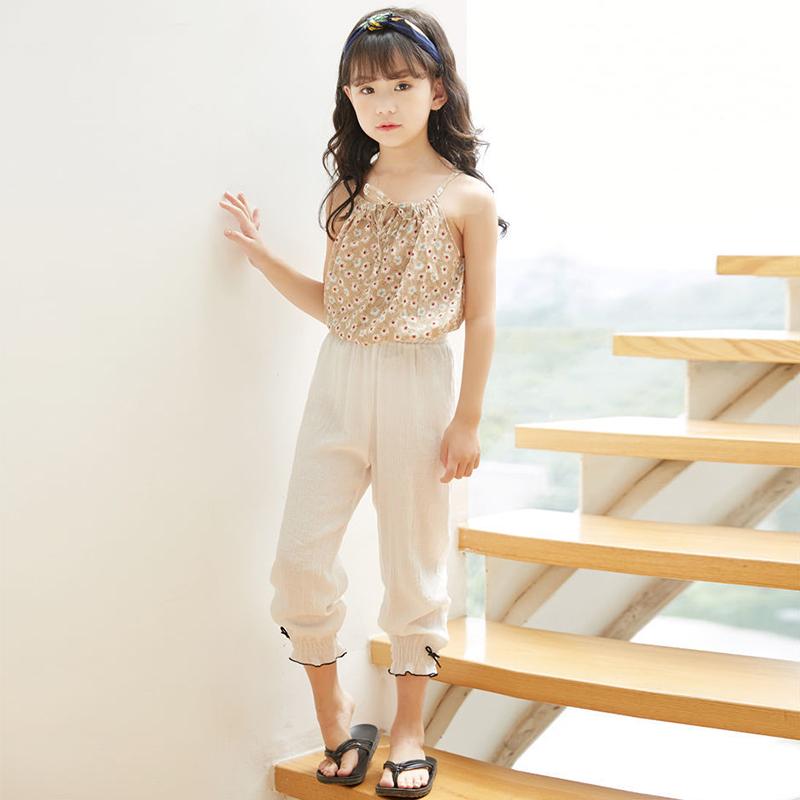 Girls' Mosquito Pants Summer Children's Thin Nine-point Pants Loose Summer Casual Bloomers