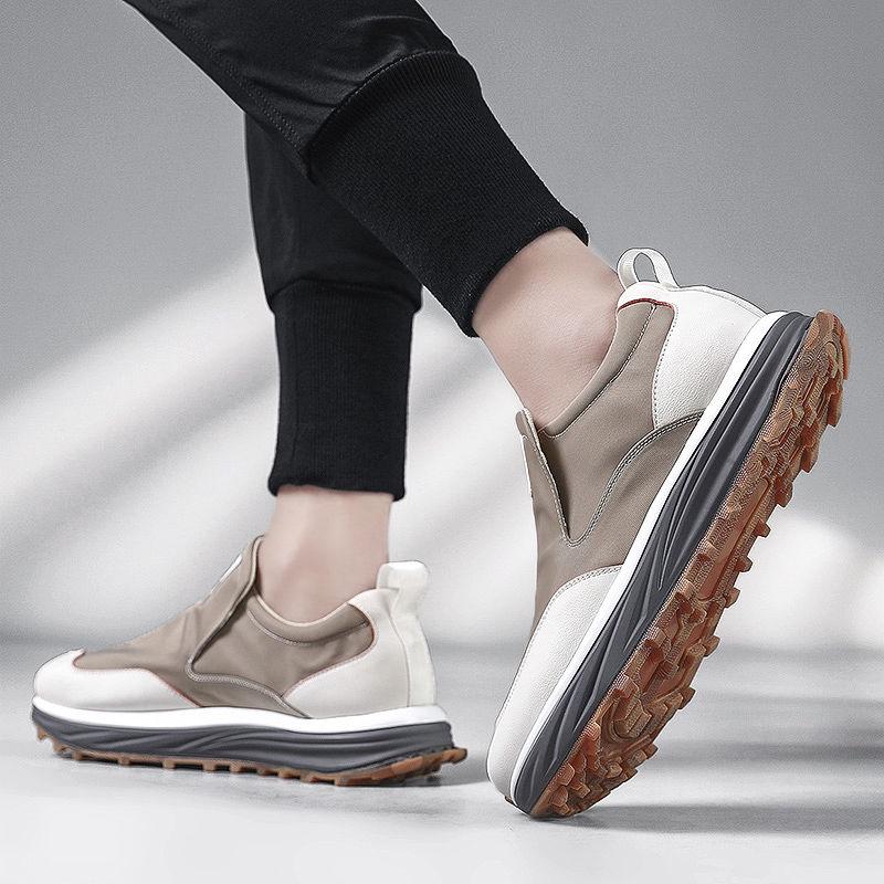 Leather Men Shoes Casual Shoes Men Sneakers Italian Breathable Leisure Male Footwear Homme