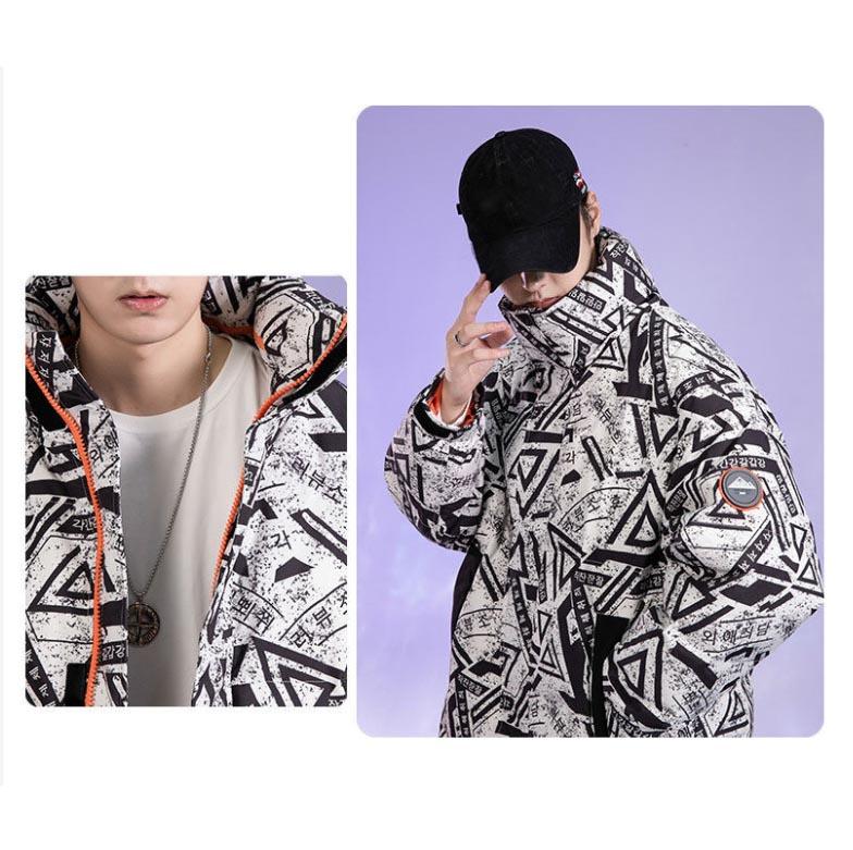 Winter Men's Down Jacket Thick Warm and Cold-proof Cotton Tops Short Fashionable Jackets