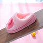 Children's Cotton Slippers for Boys and Girls Autumn Winter Cute Cartoon Thickening Home Fur Slippers