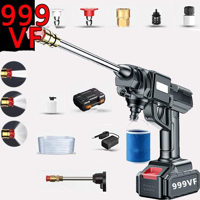 Luxury Electric Car Washing Machine Set Portable Car Washing Gun High Pressure Water Gun Water Pump Cleaning Machine